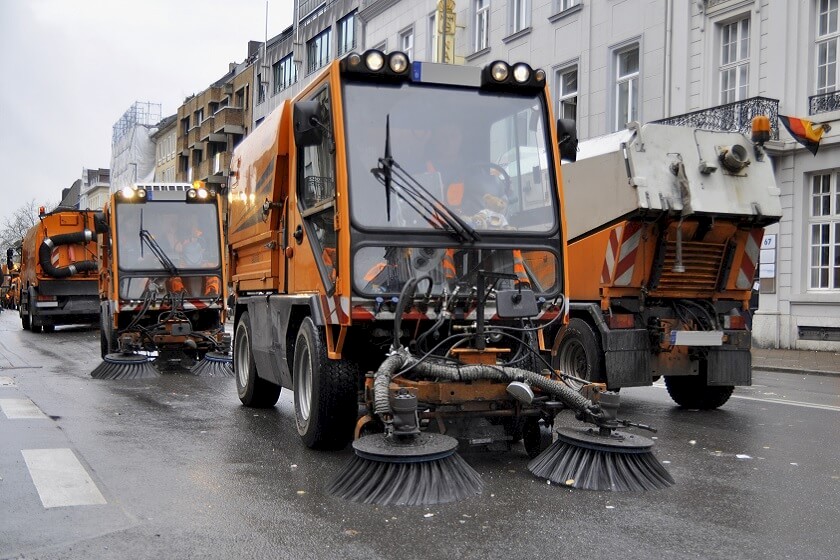 Ausschreibungen für Straßenreinigung