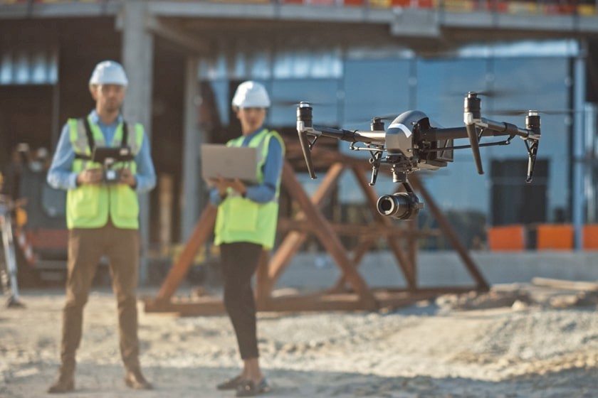 Digitalisierung auf der Baustelle: der Einsatz von Drohnen