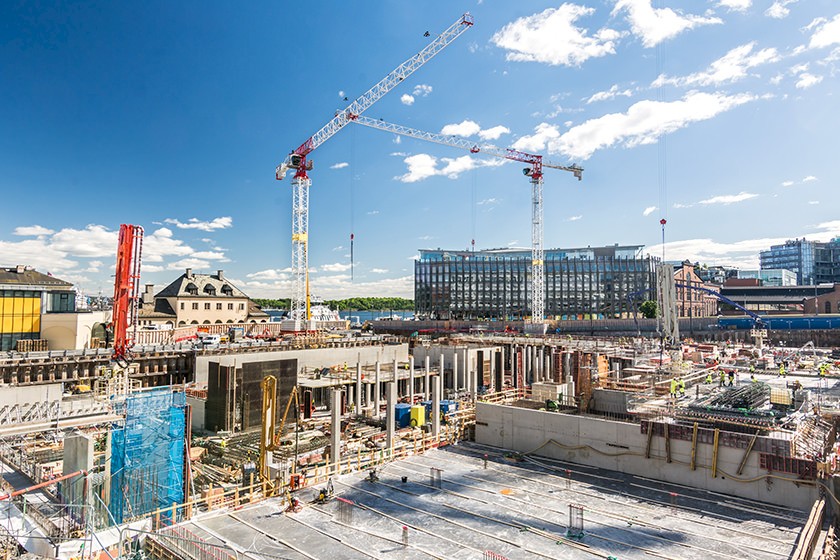 Baustelle zur Nachverdichtung in einer Stadt - das NIMBY-Paradoxon