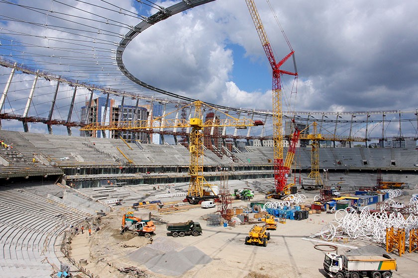 Ausschreibungen & Aufträge für den Stadionbau