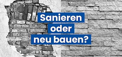 Ansicht einer alten und neuen Fassade zum Artikel 