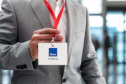Mitarbeiter auf der Messe – dank Branding leicht zu erkennen