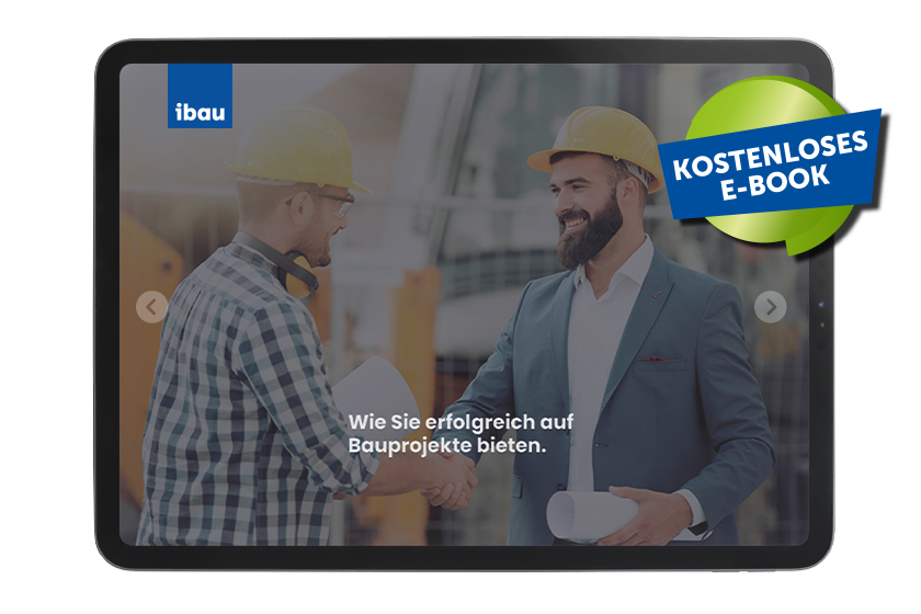 ibau e-Book: erfolgreich auf Bauprojekte bieten