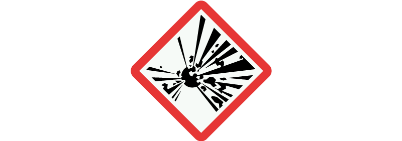 Gefahrstoffsymbol explosiv