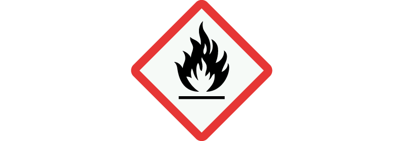 Gefahrstoffsymbol entzündbar
