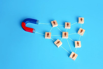 Erfolgreich den Kundenstamm erweitern: Magnet zieht die Kunden an, der Schlüssel des Erfolgs liegt in der Leadgenerierung