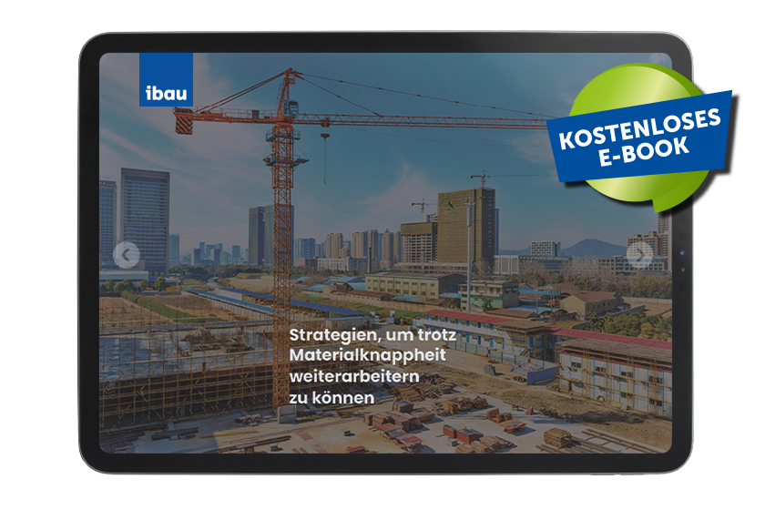 ibau e-Book zur Materialknappheit