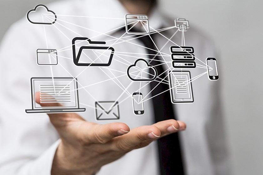 Futuristische Darstellung zu Sales Automation