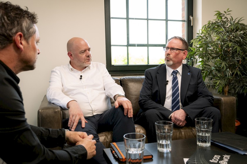 Interviewteilnehmer Success Story seitliche Perspektive