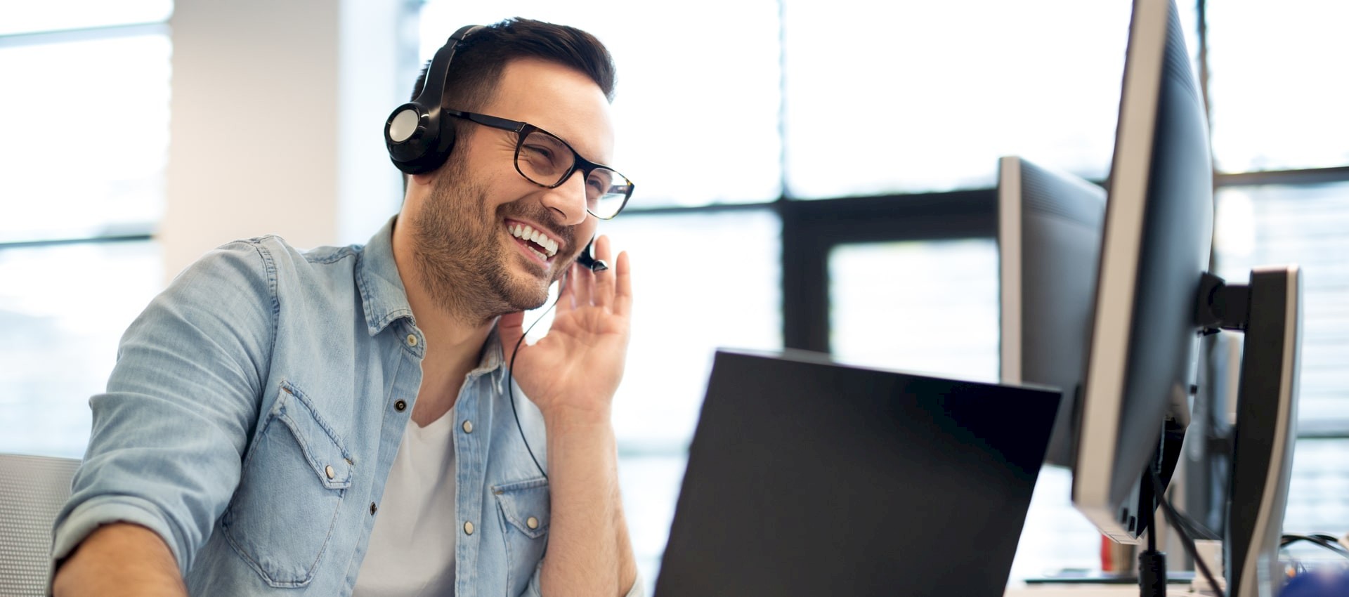 Person bei einem ibau Xplorer Fresh-up Online-Seminar
