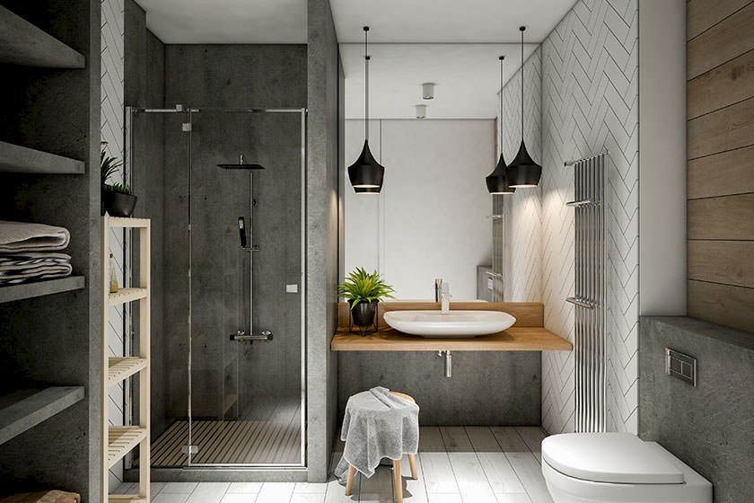 Die Lösung für alle dunklen Bäder: künstliches Tageslicht