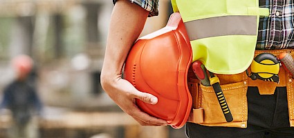 Handwerker auf dem Bau