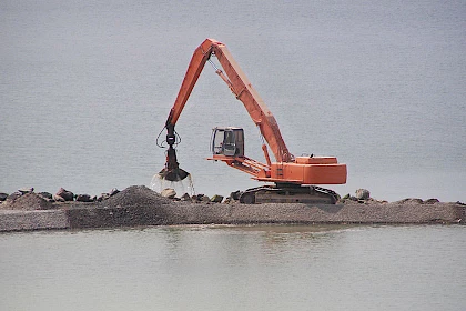 Sandbagger beim Sandklau